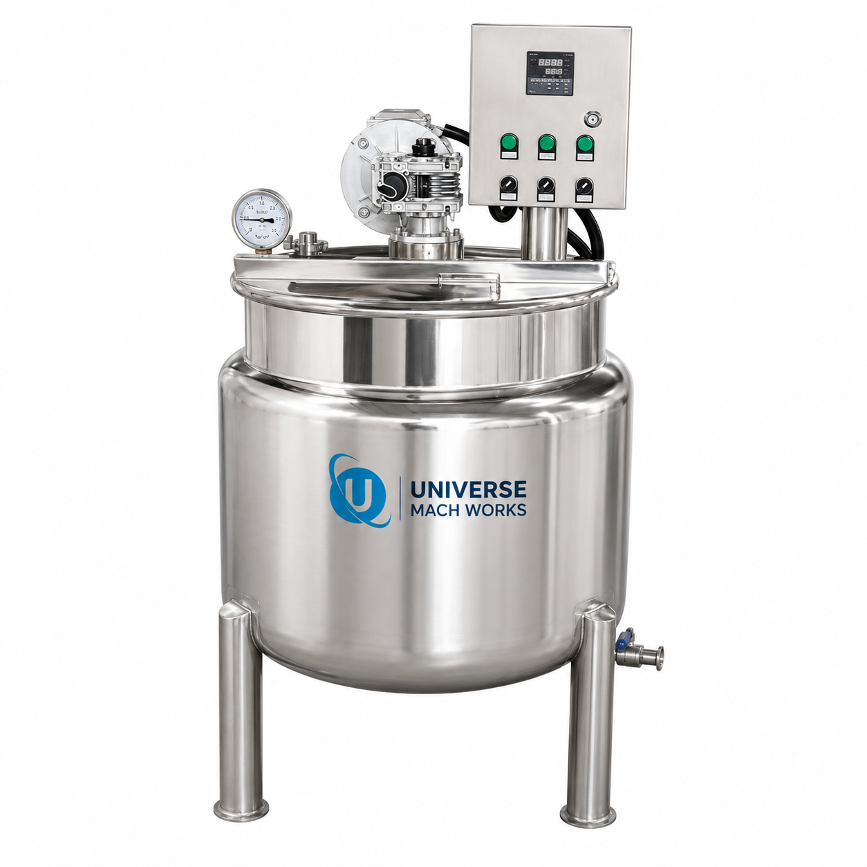 Electric Jacketed Heating Tank — Universe Mach Works
