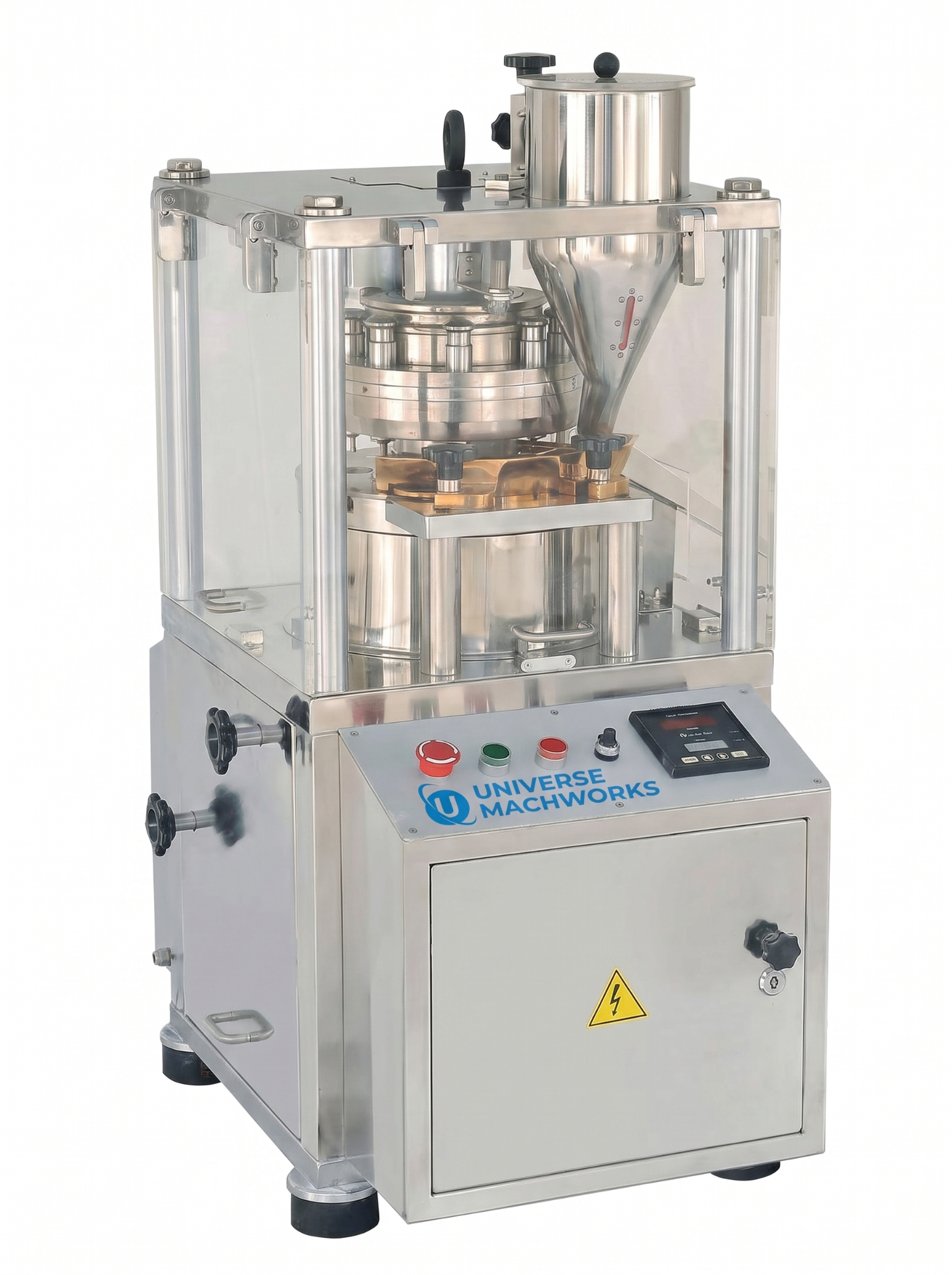 Single Rotary Tablet Press Machine Manufacturer in India by Universe Mach Works